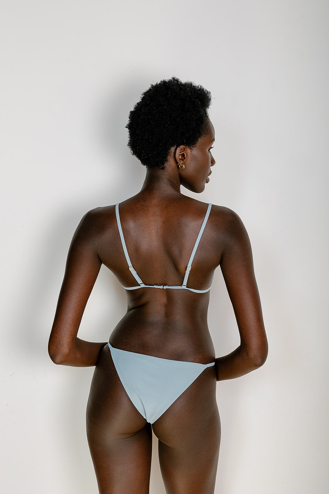 prairie swim seaglass blue high hip string bikini bottom canadian brand luxe classic swimwear