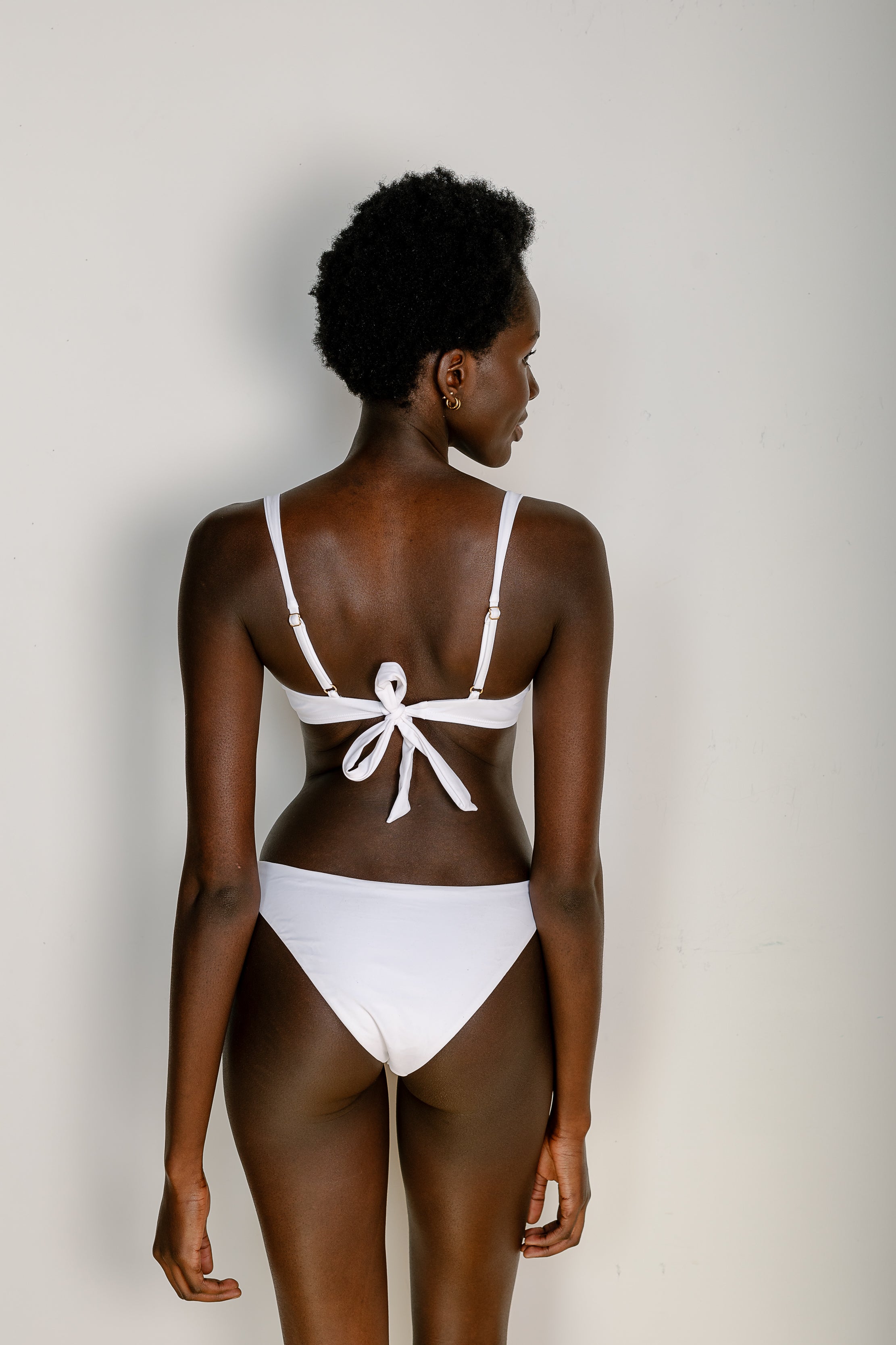 Capri Bikini Top - White