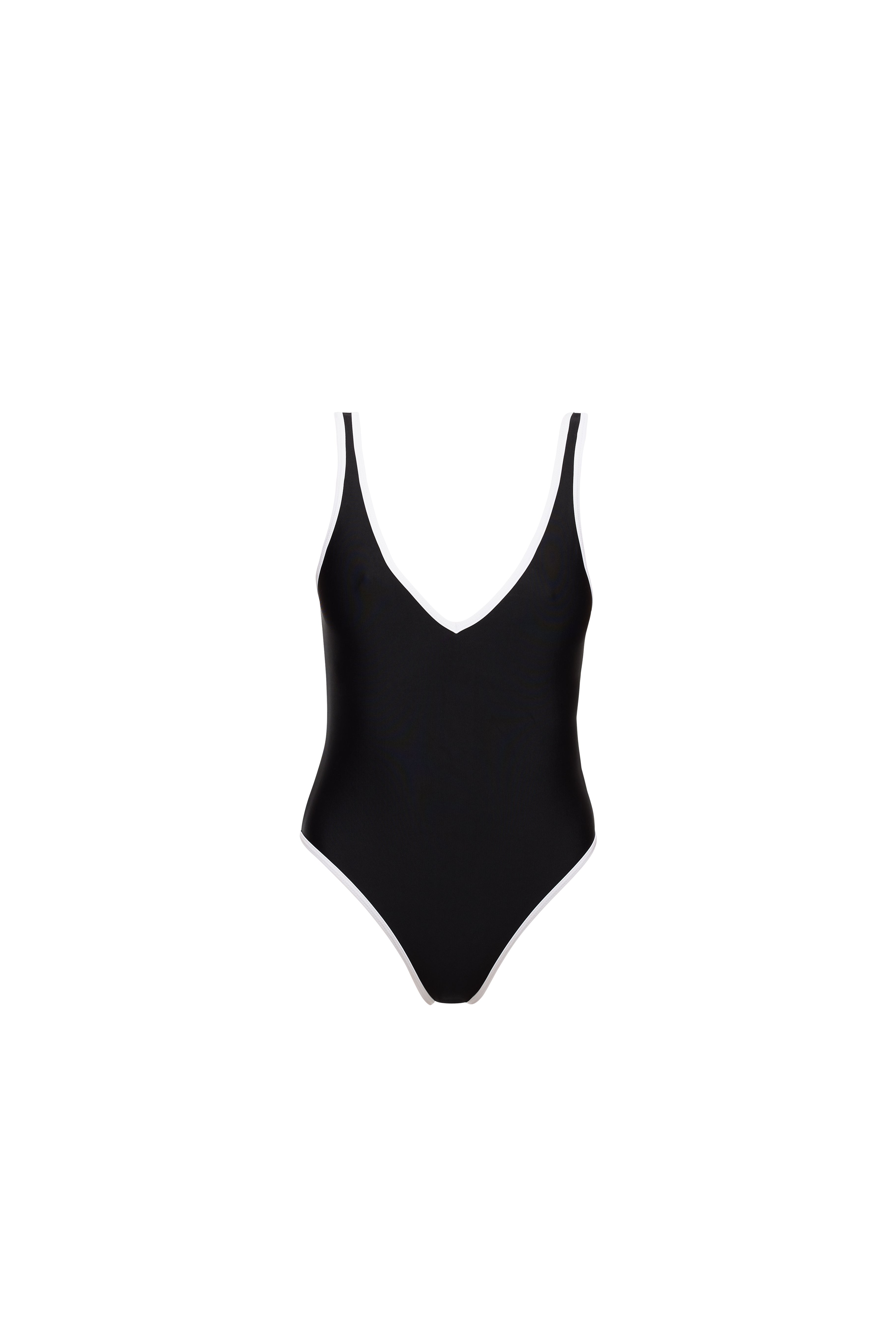 Palm Beach One Piece - Black & White