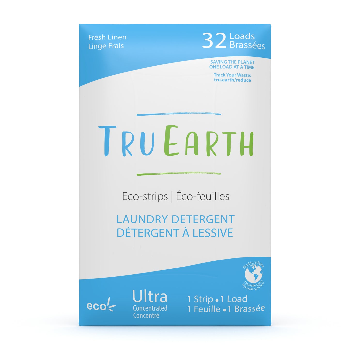 Tru Earth Eco-Strips Laundry Detergent - Fresh Linen